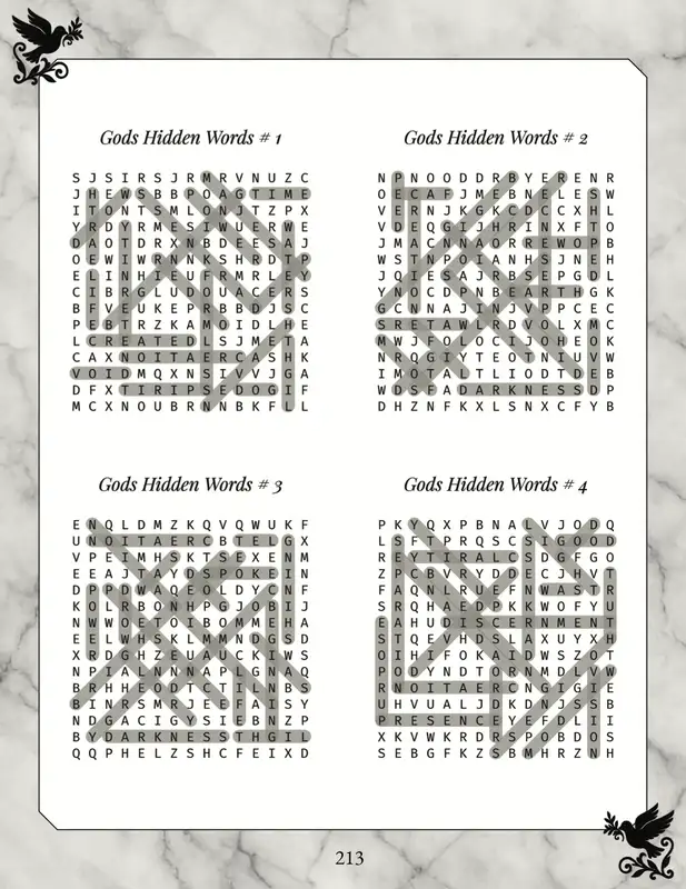 Word Search Solution Genesis 1